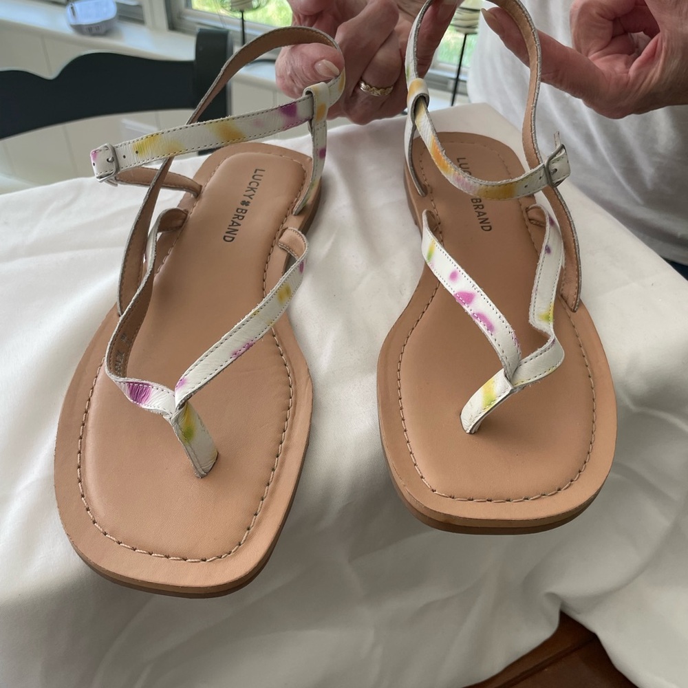 Lucky Brand Strappy Flat Bylee Slingback (included in 5 clothing items for $15)